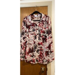 Womens Liz Claiborne blouse long sleeves size XLT